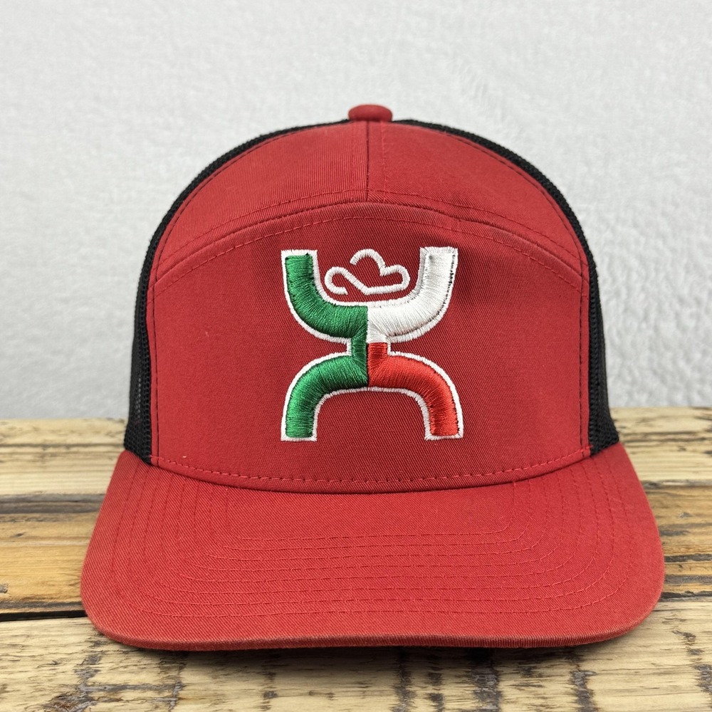 707 Kamel Hat Cap Snap Back Red Black Trucker Mesh‎ Safety Hard Hat Mens